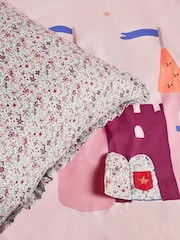 Lilac Unicorn Fairy Castle Duvet Cover and Pillowcase Set - Image 8 of 8