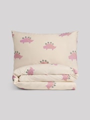 Pink Dinosaur Duvet Cover and Pillowcase Set - Image 4 of 6