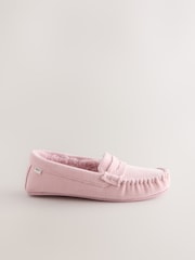 Pink Corduroy Moccasin Slippers - Image 3 of 5