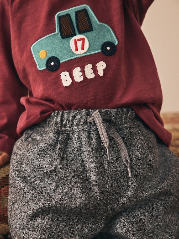 Grey Pull On Smart Trousers (3mths-7yrs) - Image 2 of 8 Grey Pull On Smart Trousers (3mths-7yrs) - Image 2 of 8