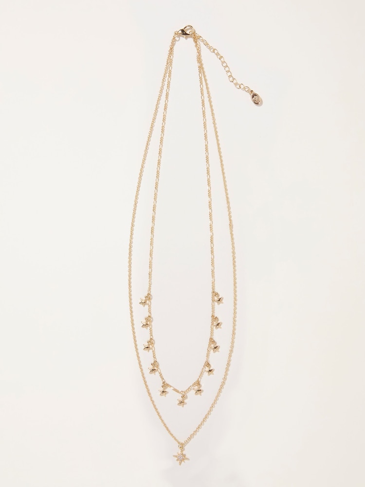 FatFace Star Layered Necklace - Imagen 1 de 2