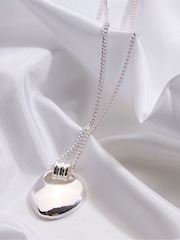 FatFace Silver Tone Pendant Necklace - Image 2 of 2