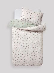 Sage Green Hamish the Cow Supersoft Brushed Cotton Duvet Cover and Pillowcase Set - Image 6 of 6