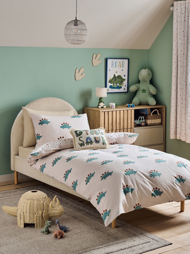 Stampy Dino Duvet Cover and Pillowcase Set - Image 1 of 8