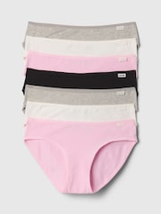 Gap Pink Bikini Briefs 7-Pack (4-13yrs) - Image 1 of 1