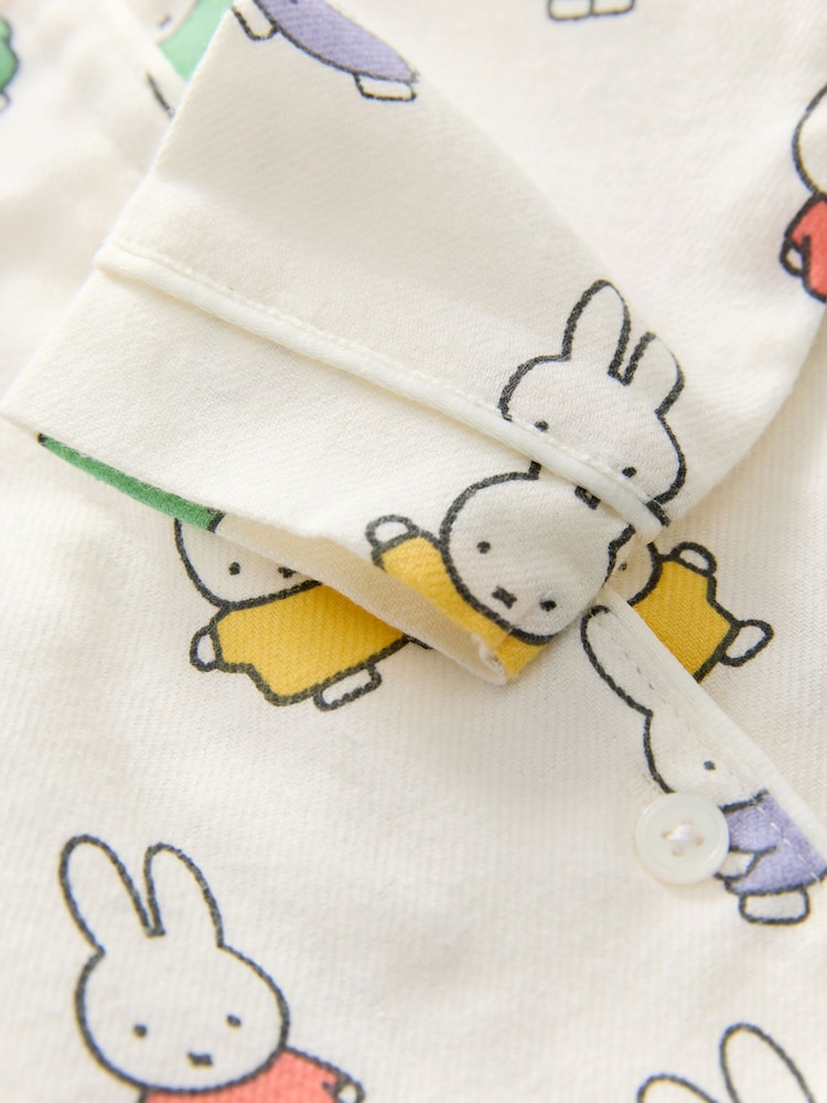 Ecru White Miffy Button Through Pyjamas (9mths-10yrs) - Image 7 of 7