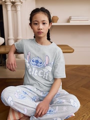 Grey Disney Lilo and Stitch Pyjamas 1 Pack (3-16yrs) - Image 1 of 5