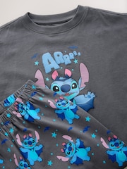 Charcoal Grey Disney Lilo and Stitch Halloween Pyjamas (3-16yrs) - Image 7 of 8