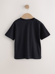 Schwarz - Kurzarm-T-Shirt mit Spider-Man-Motiv aus 100 % Baumwolle (3M.–8J.) - Bild 5 von 7