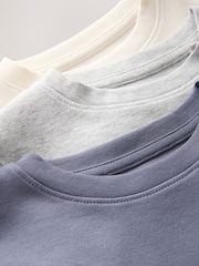 Blue/Neutral Stripe Bear - Pachet 3 de pijamale pentru joggeri (3-16ani) - Imaginea 11 din 11