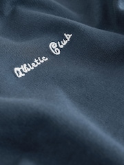 Navy/Burgundy Rugby Style Top and Woven Shorts Set (6-16yrs) - Image 8 of 8