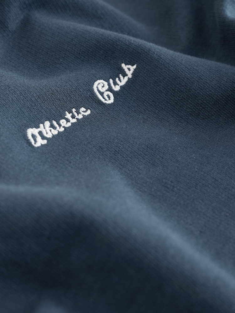 Navy/Burgundy Rugby Style Top and Woven Shorts Set (6-16yrs) - Image 8 of 8 Navy/Burgundy Rugby Style Top and Woven Shorts Set (6-16yrs) - Image 8 of 8