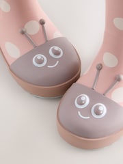 Pink Ladybird Handle Wellies - Image 4 of 5
