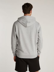 Tommy Jeans Grey Regular Badge 100% Cotton Hoodie - Image 2 of 6