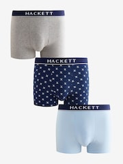 Hackett Pack Of 3 Cotton Boxer Trunks - Изображение 1 из 13
