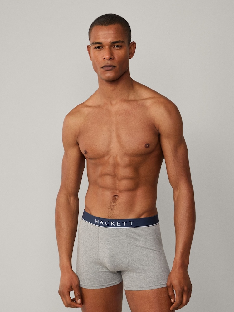 Hackett Pack Of 3 Cotton Boxer Trunks - Image 11 of 13