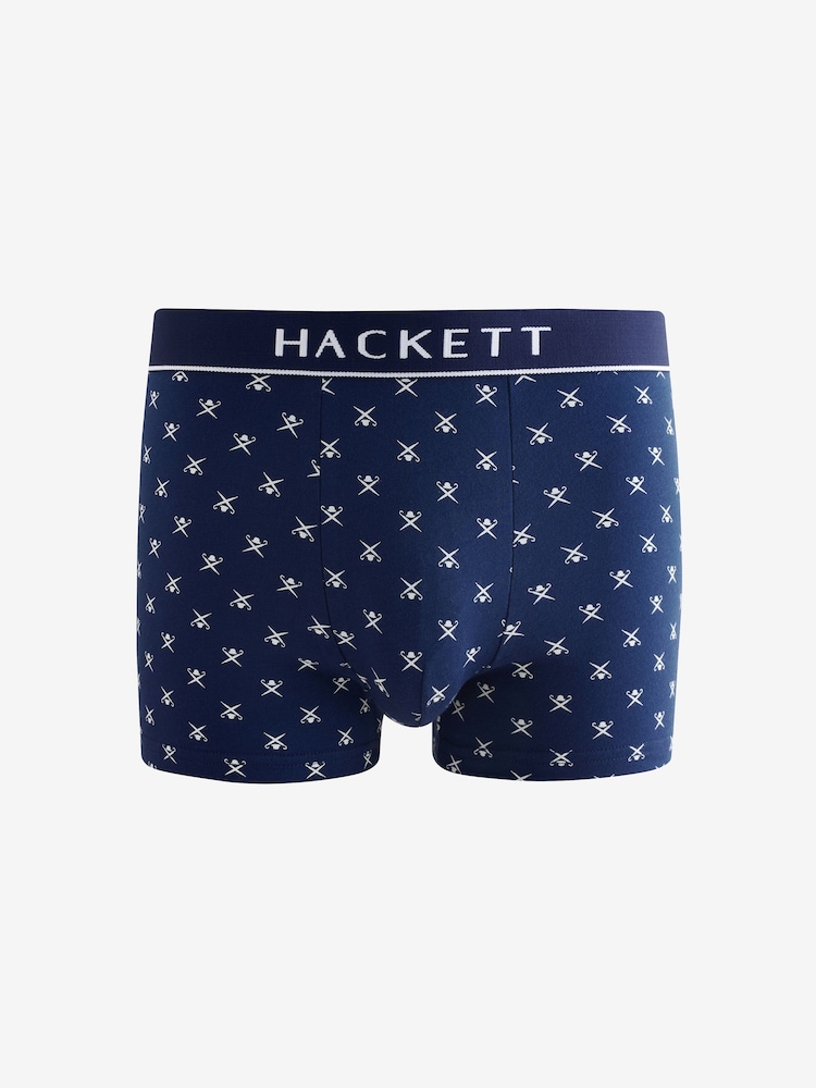 Hackett Pack Of 3 Cotton Boxer Trunks - Изображение 2 из 13