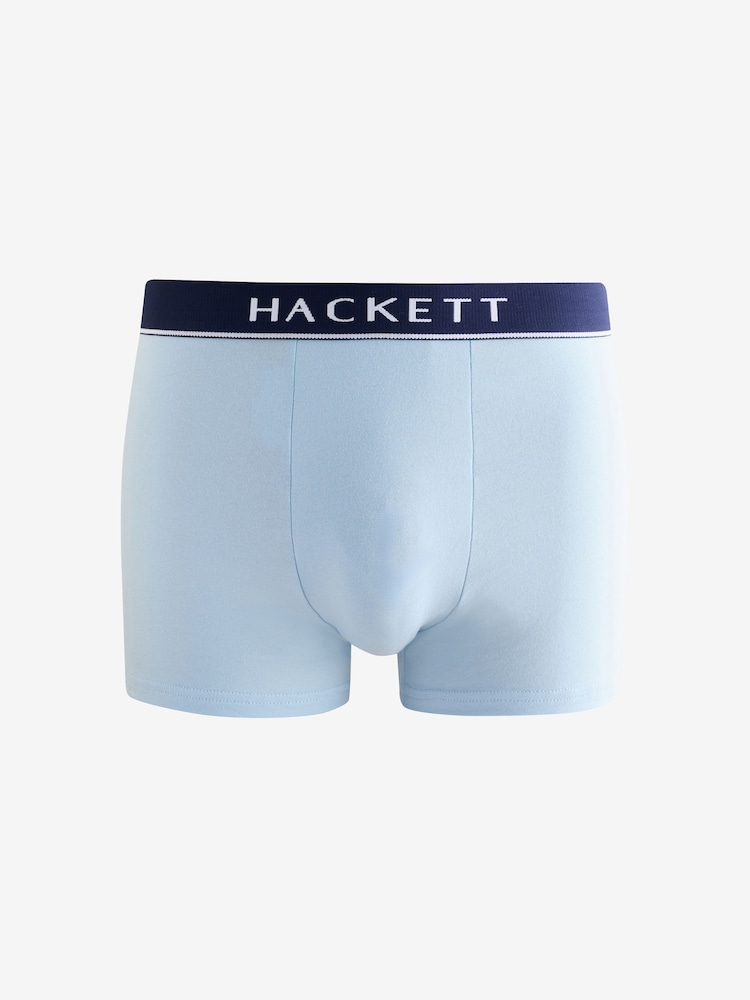 Hackett Pack Of 3 Cotton Boxer Trunks - Image 3 of 13