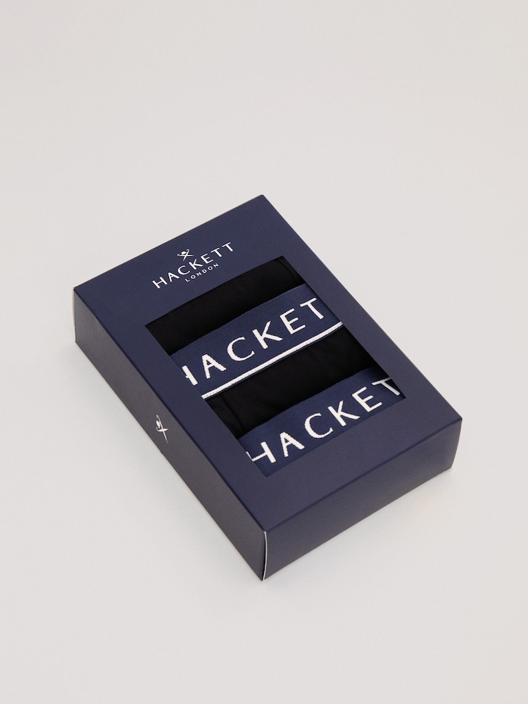 Hackett Pack Of 3 Cotton Boxer Trunks - Image 2 of 4