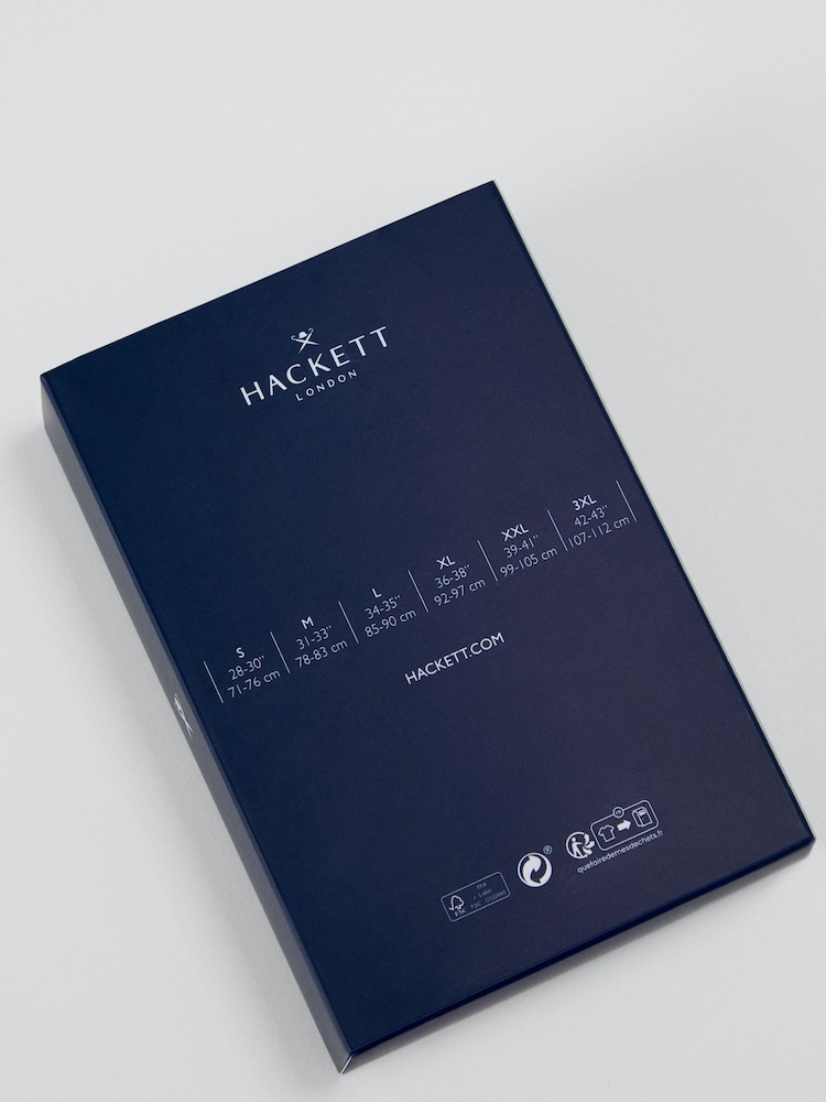 Hackett Pack Of 3 Cotton Boxer Trunks - Image 4 of 4 Hackett Pack Of 3 Cotton Boxer Trunks - Image 4 of 4