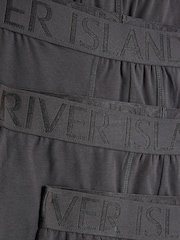 River Island Grey Jacquard Trunks 4 Packs - Image 2 of 4