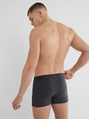 River Island Grey Jacquard Trunks 4 Packs - Image 4 of 4