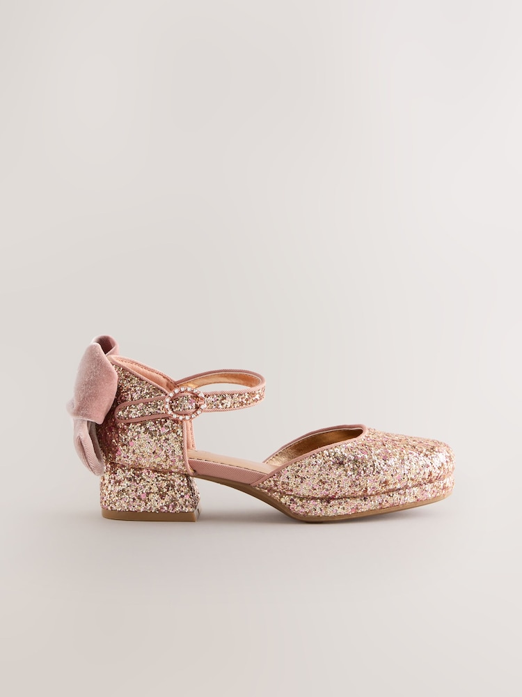 Pink Platform Heel Occasion Shoes - Image 2 of 6