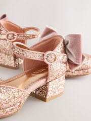 Pink Platform Heel Occasion Shoes - Image 3 of 6