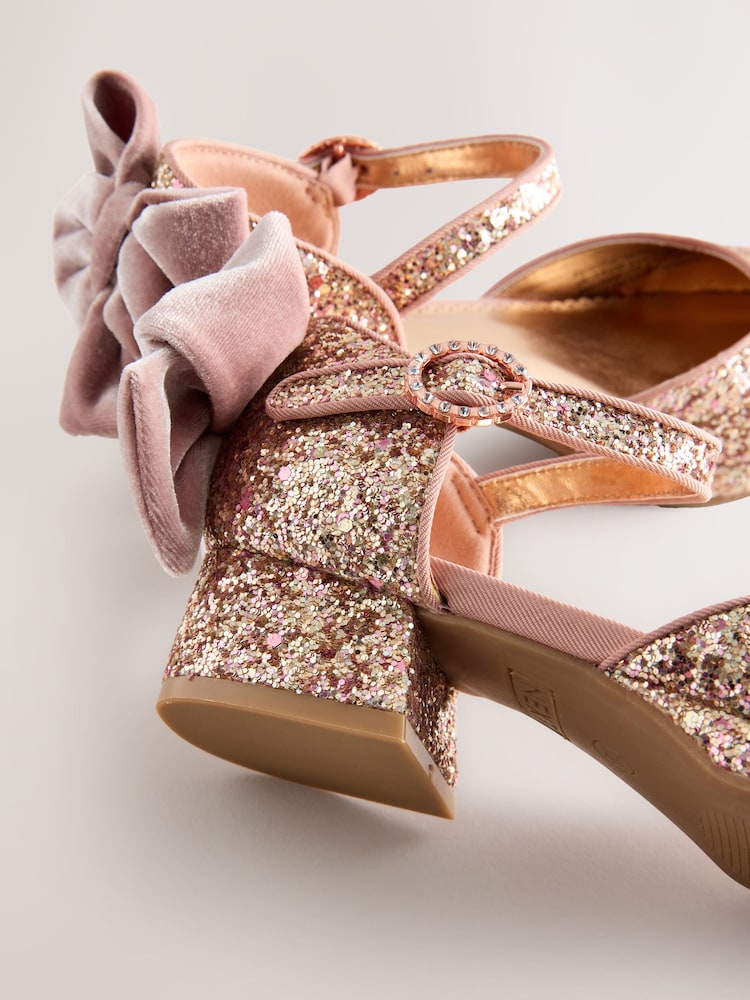 Pink Platform Heel Occasion Shoes - Image 6 of 6