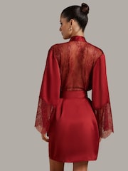 Hunkemöller Red Camille Kimono - Image 2 of 5