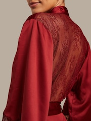 Hunkemöller Red Camille Kimono - Image 3 of 5