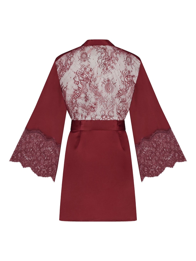 Hunkemöller Red Camille Kimono - Image 5 of 5