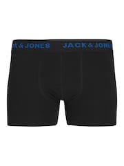 JACK & JONES Junior Logo Black Boxers 7 Pack - Image 3 of 7