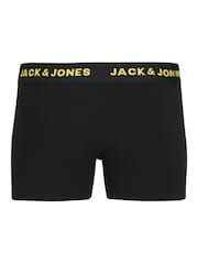 JACK & JONES Junior Logo Black Boxers 7 Pack - Image 6 of 7