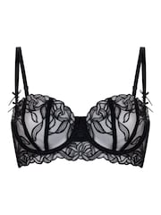 Hunkemöller Beau Non-Padded Underwired Black Bra - Image 4 of 5