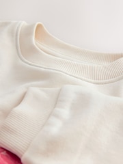 Cream/Red Bow Santa Sweatshirt Pyjamas (2-16yrs) - Image 7 of 7