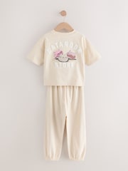 Blue/Pink Cataroon - Pyjamas mit Jogginghosen 3er-Pack (3–16 J.) - Bild 10 von 17