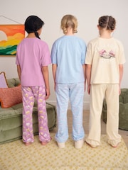 Blue/Pink Cataroon - Pyjamas mit Jogginghosen 3er-Pack (3–16 J.) - Bild 11 von 17