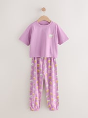 Blue/Pink Cataroon - Pyjamas mit Jogginghosen 3er-Pack (3–16 J.) - Bild 4 von 17