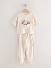 Blue/Pink Cataroon - Pyjamas mit Jogginghosen 3er-Pack (3–16 J.) - Bild 7 von 17