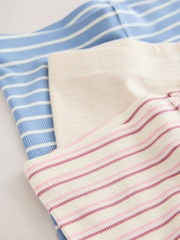 Pink/Blue Bow Print Legging Pyjamas 3 Pack (3-16yrs) - Image 11 of 12