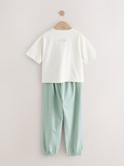 Green/Pink Love Slogan Jogger Pyjamas 3 Pack (3-16yrs) - Image 10 of 12