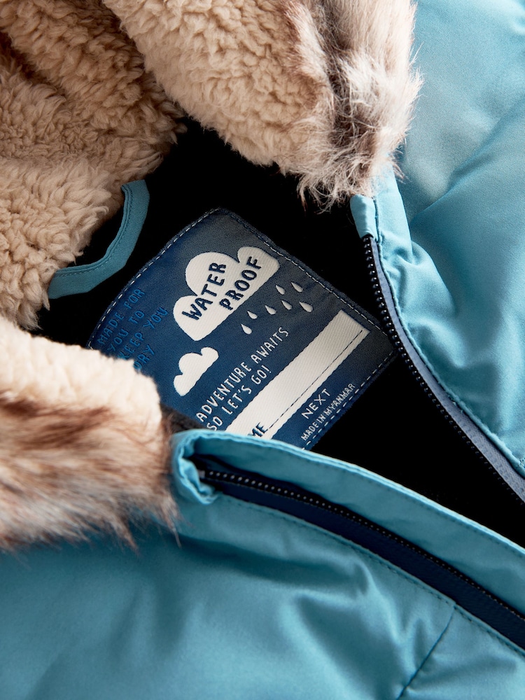 Blau - Waterproof Padded Snowsuit (3mths-7yrs) - Bild 1 von 5 Blau - Waterproof Padded Snowsuit (3mths-7yrs) - Bild 1 von 5