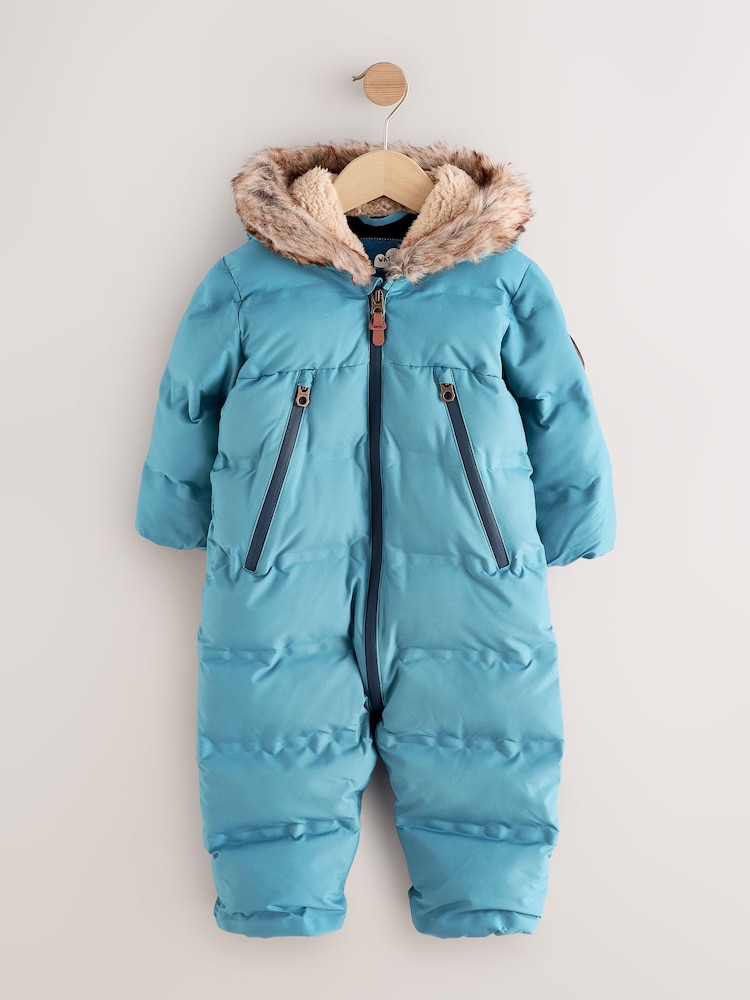 Blue Waterproof Padded Snowsuit (3mths-7yrs) - Image 5 of 5