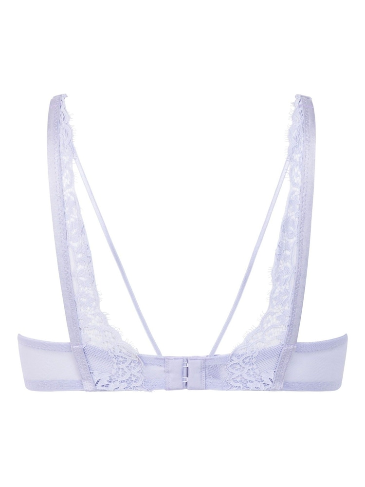 Hunkemöller Purple Daisy Padded Underwired Bra - Imagen 5 de 5