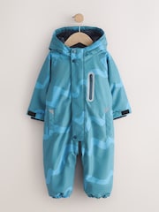 Blue Waterproof Snowsuit (3mths-7yrs) - Image 1 of 6