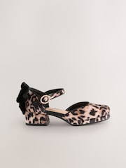 Leopard Print Platform Heel Occasion Shoes - Image 2 of 5