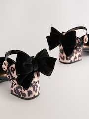 Leopard Print Platform Heel Occasion Shoes - Image 5 of 5