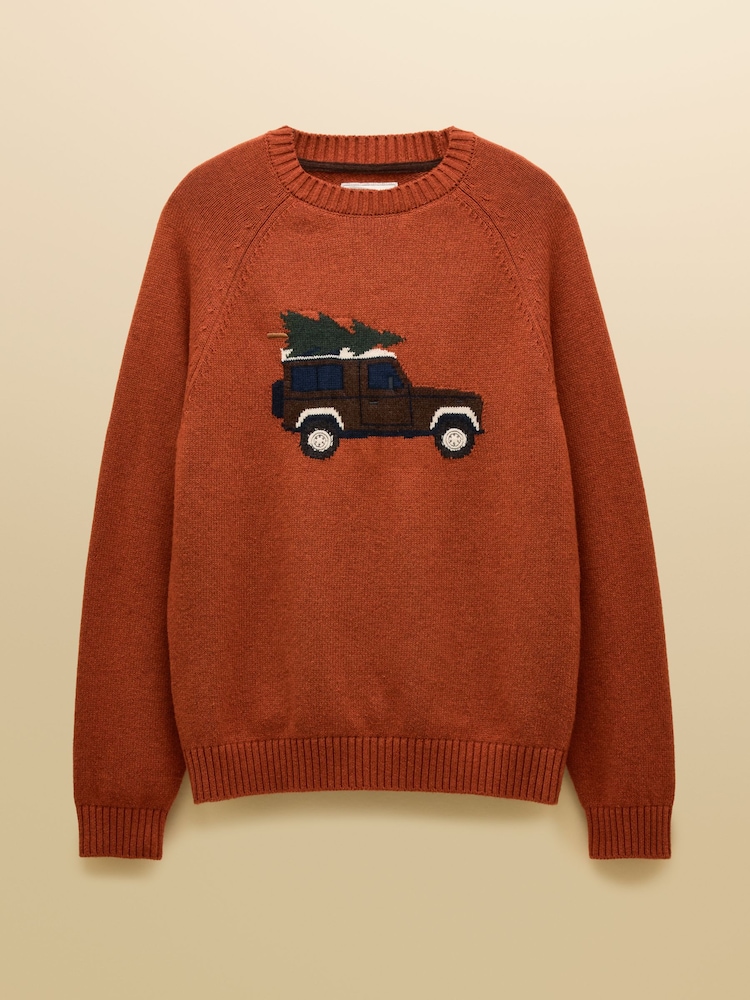 Offroad Orange Crew Neck Jumper - Image 8 of 8 Offroad Orange Crew Neck Jumper - Image 8 of 8