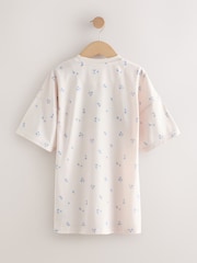 Blue/Ecru Chicago Print Nighties 2 Pack (3-16yrs) - Image 4 of 6